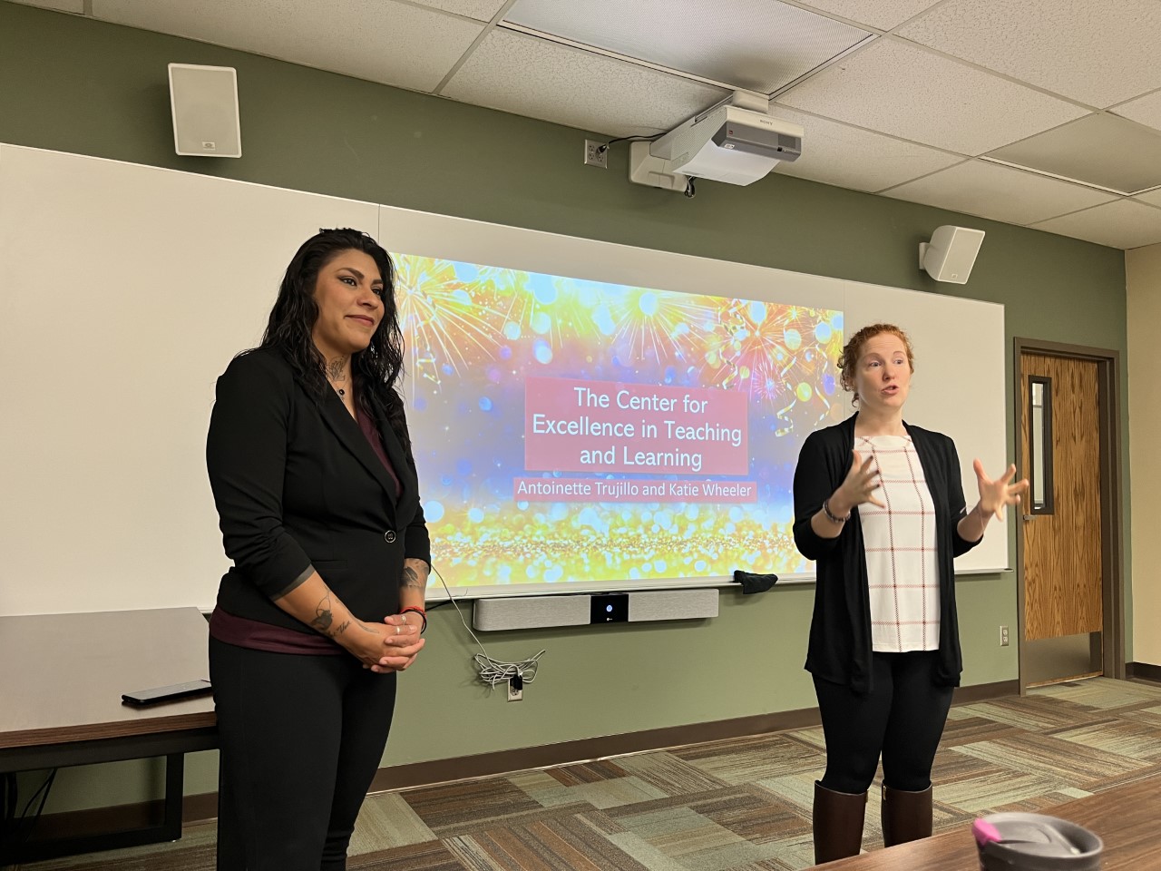 CETL Directors Antoinette Trujillo (left) and Katie Wheeler (right)