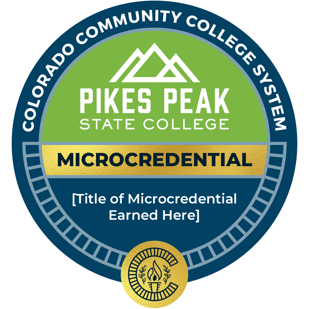 Sample microcredential badge