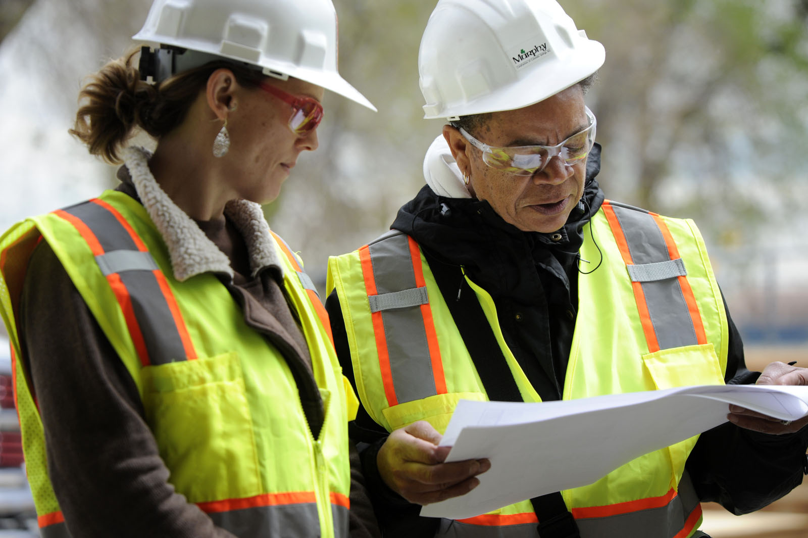 female construction workers