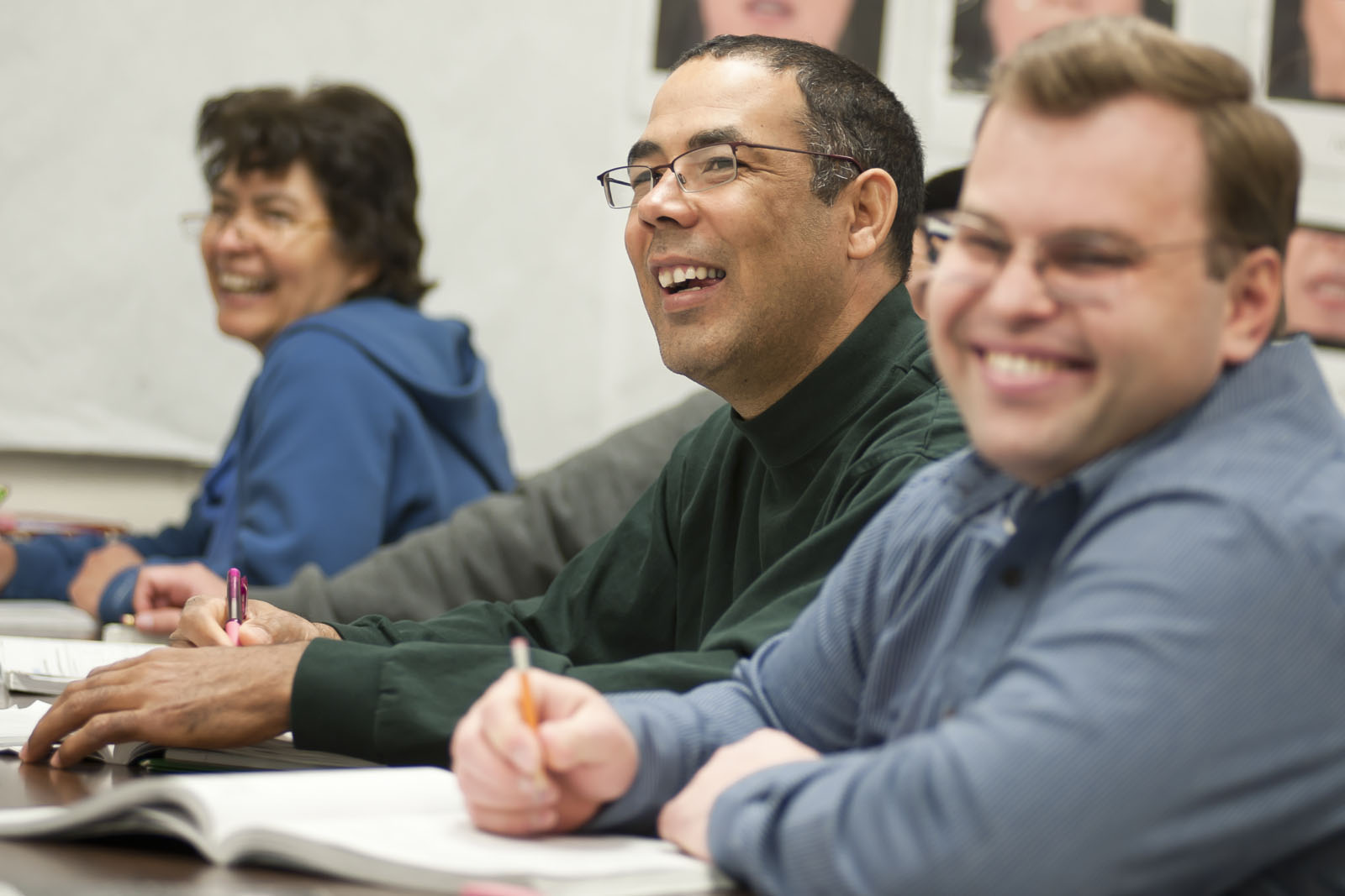 PPSC students laughing during class