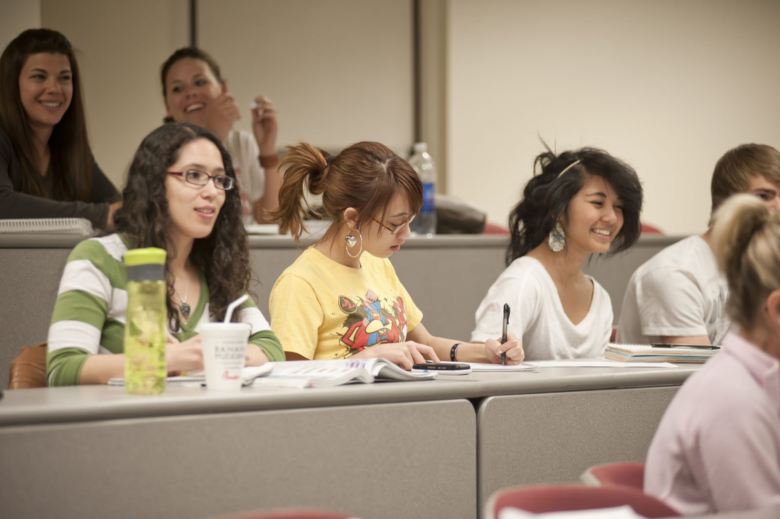 students in class