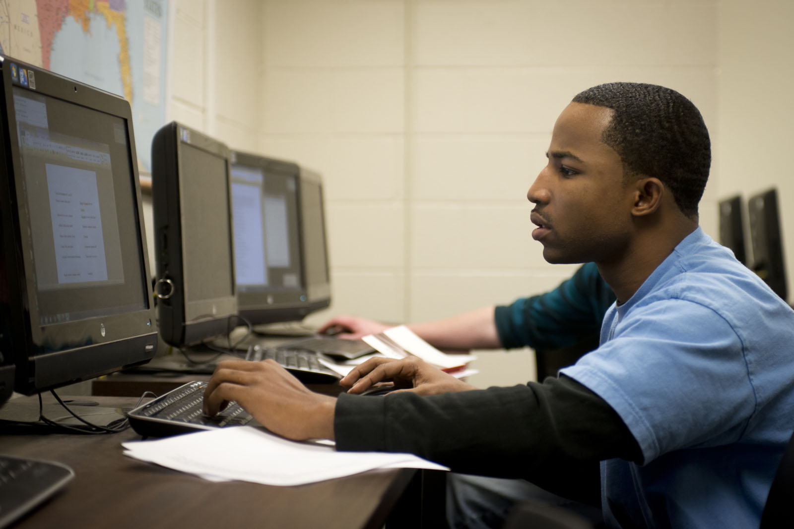 Student Studying