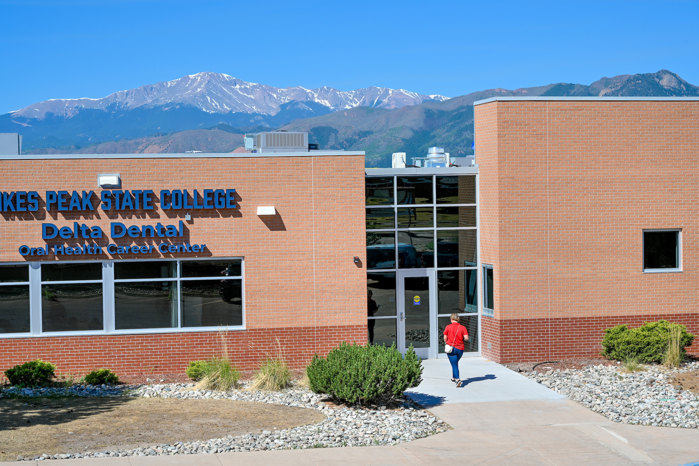 Student working on dental patient