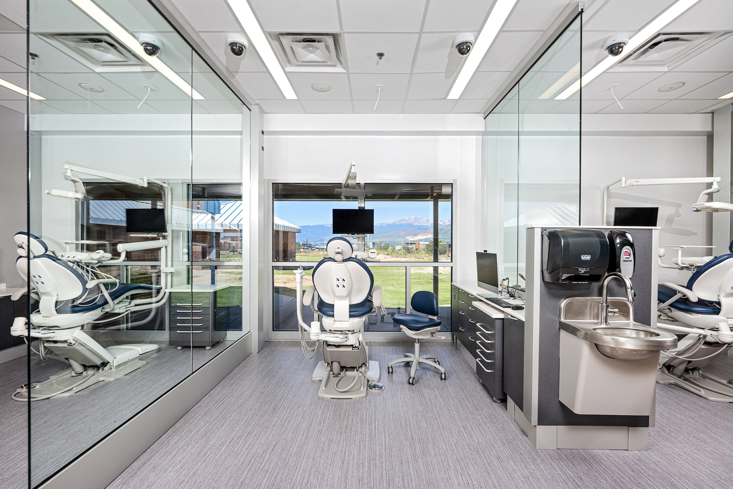 Dental assisting student 