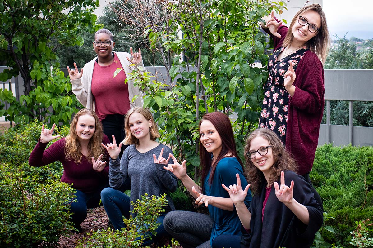 sign language class outside