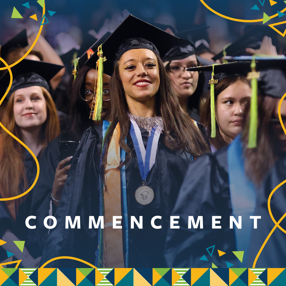 graduates in caps and gowns