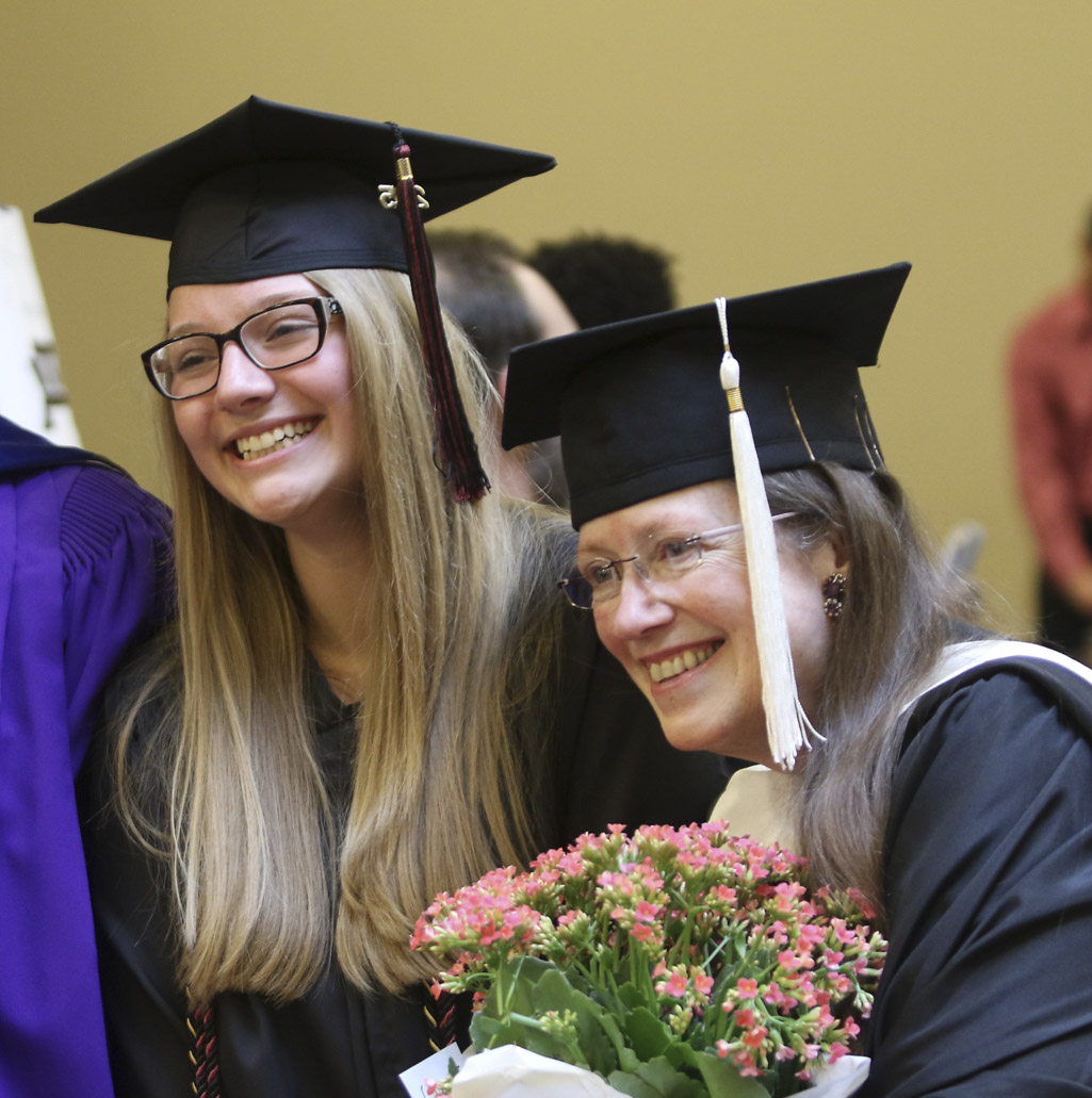 ppcc student and family during commencement ceremony 