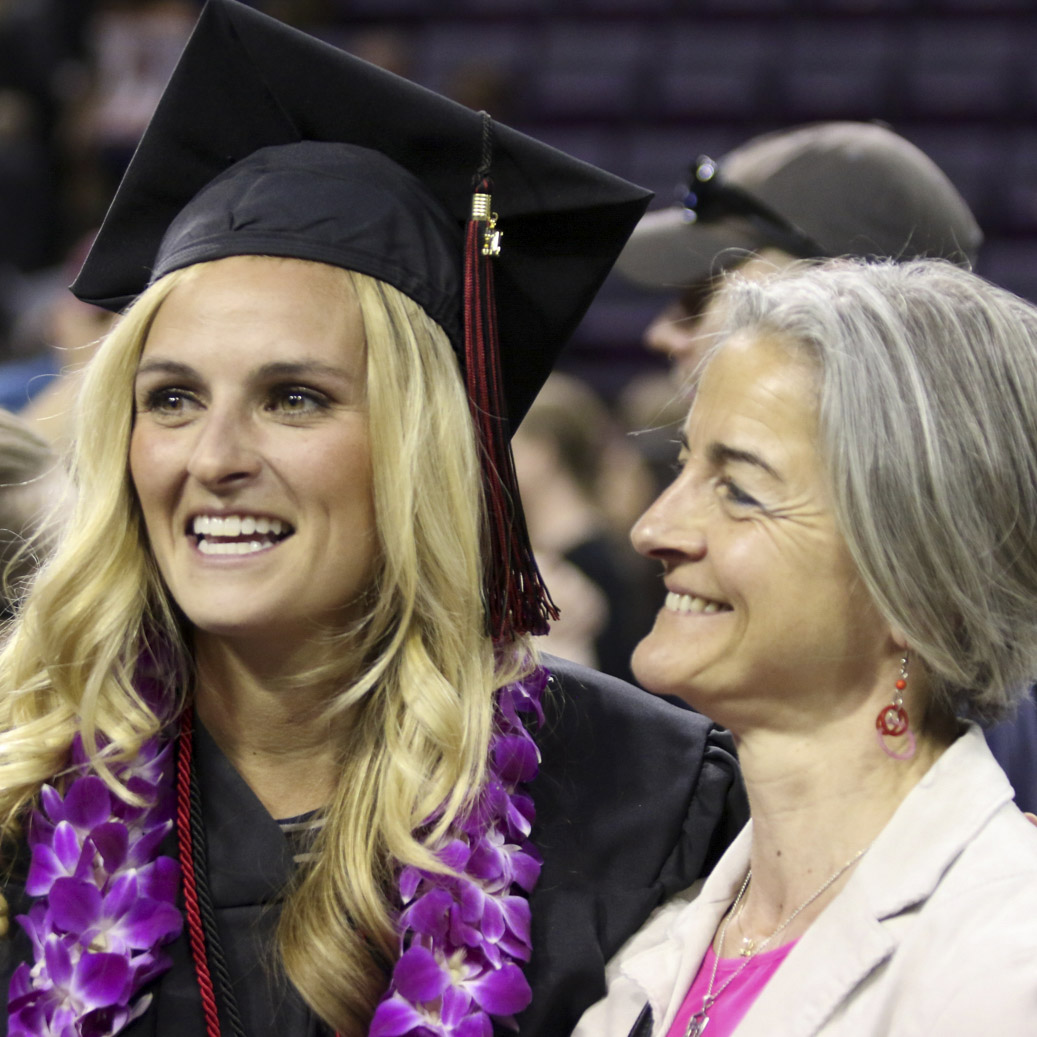 PPSC student at commencement ceremony 