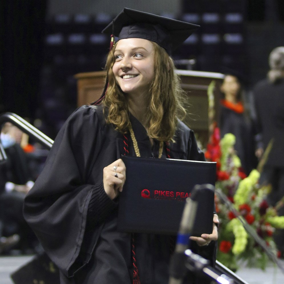 ppsc student during commencement ceremony