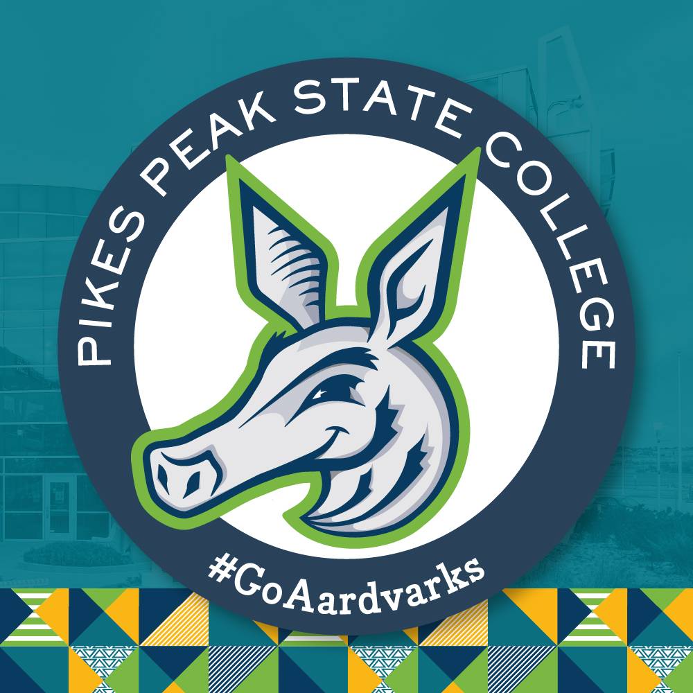 Pikes Peak State College Arnie Badge with 