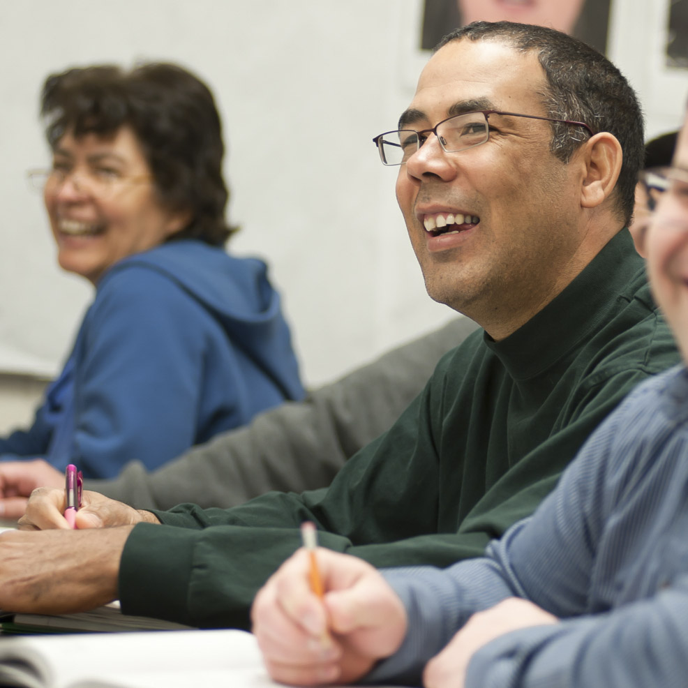 Students enjoying a class session