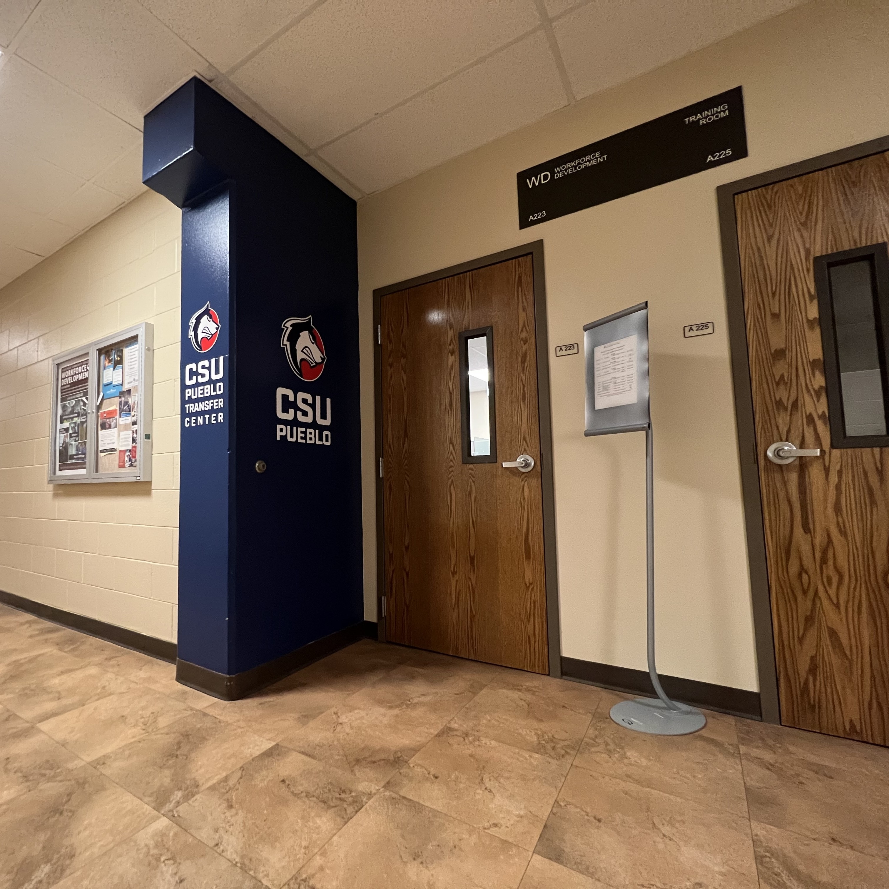 CSU Pueblo Transfer Center entrance