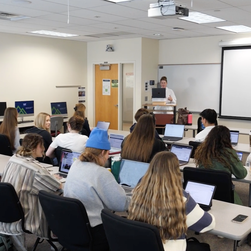 Photo of Behavioral Health students in class