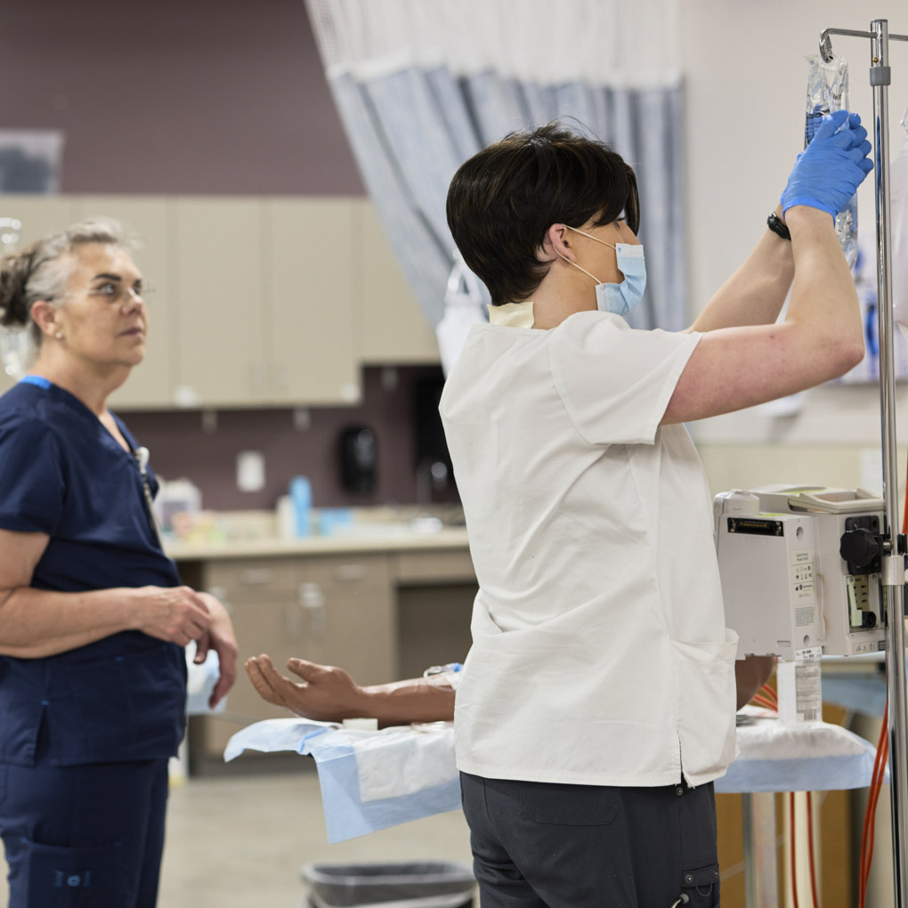 Photo of Phlebotomy student