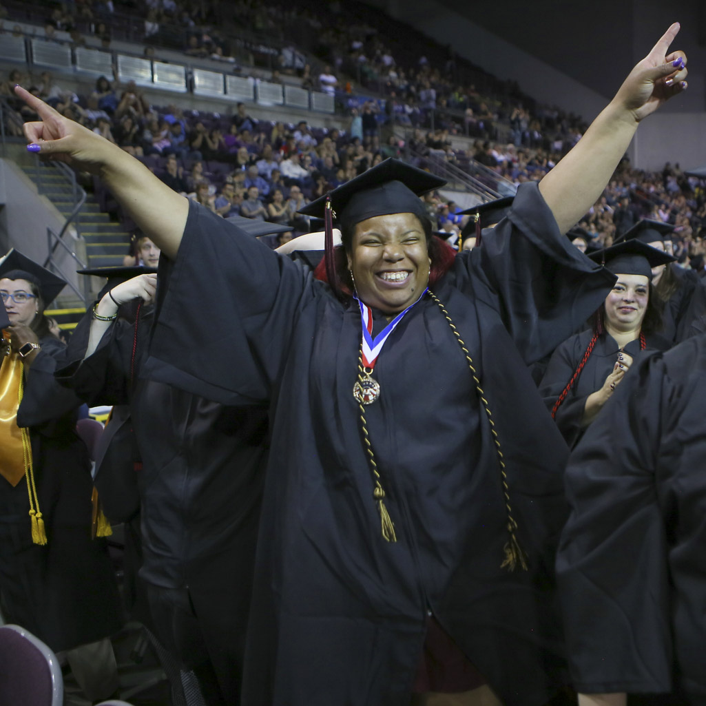 PPSC student at commencement