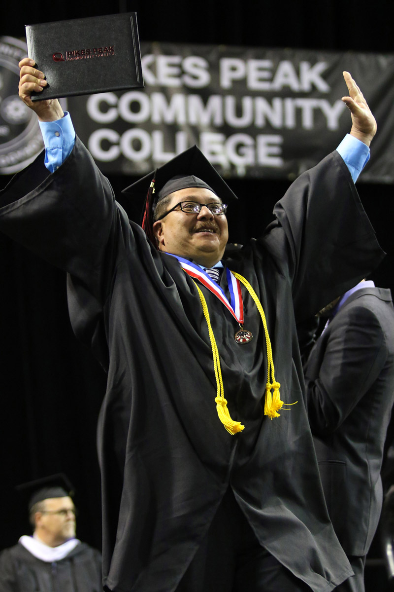 ppsc student during commencement ceremony