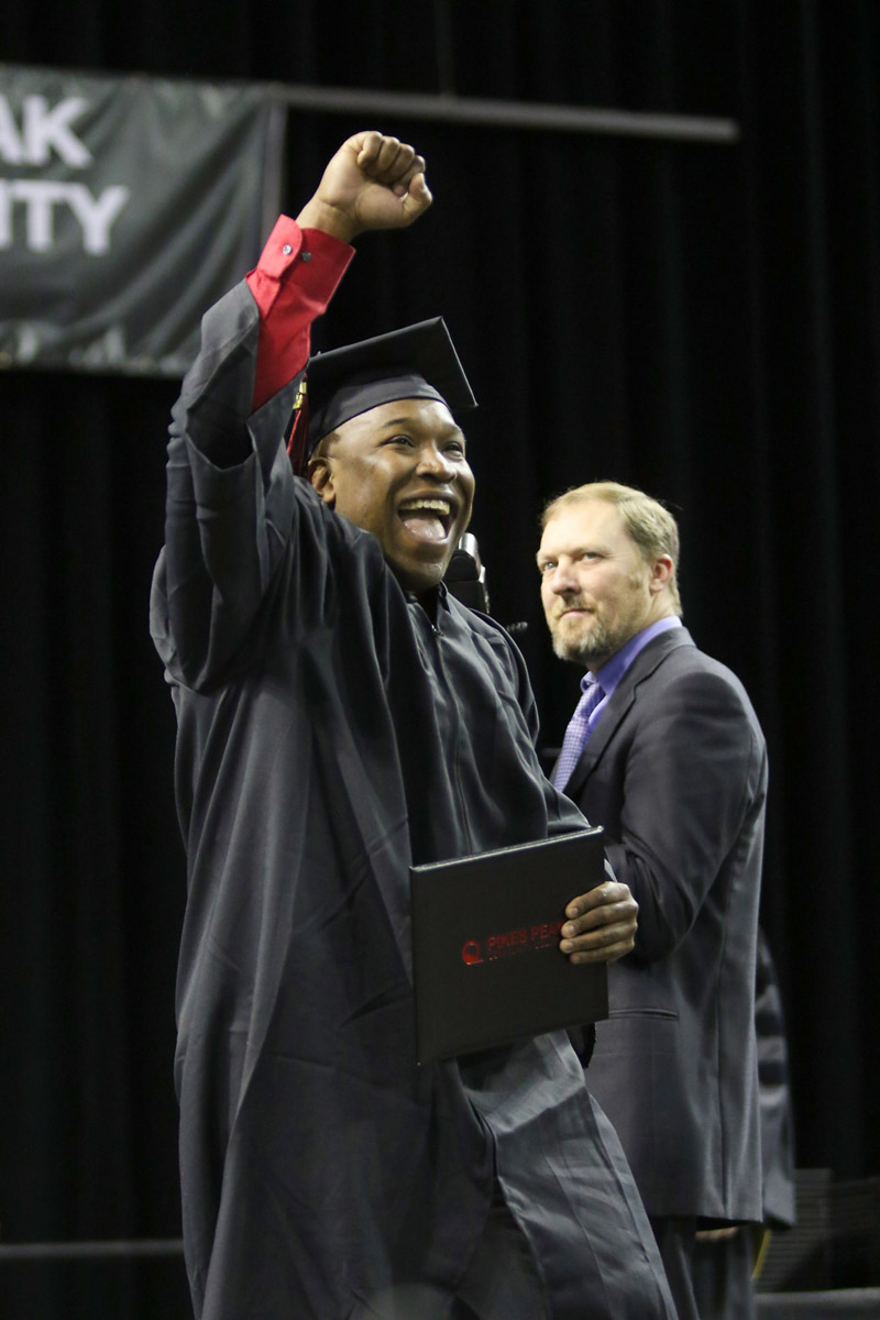 ppsc student at commencement ceremony 