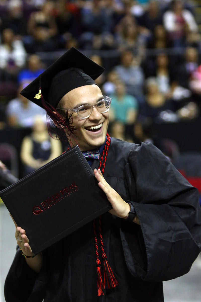 Student at Commencement