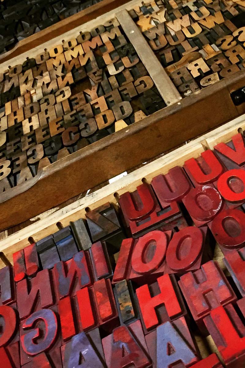 letterpress type