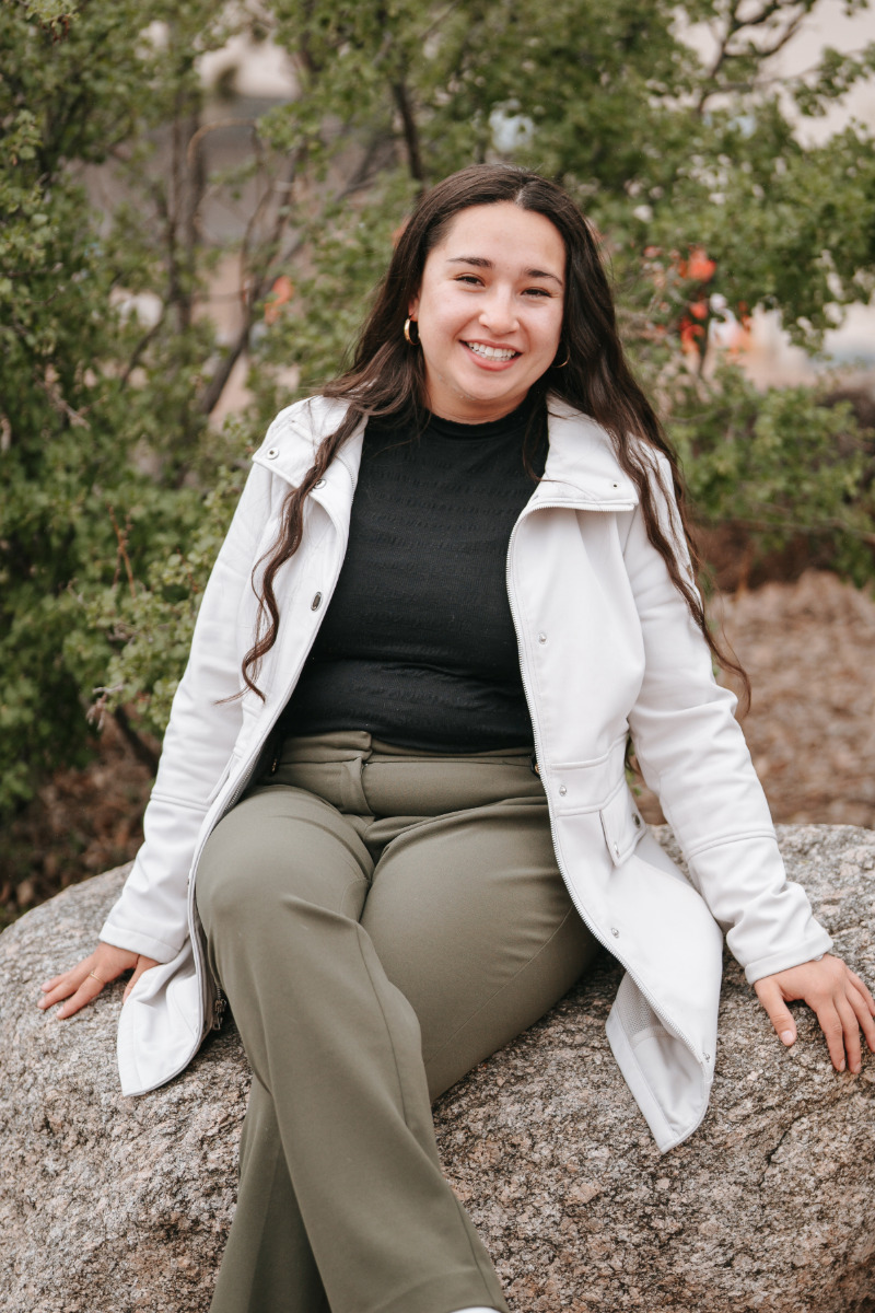 Student Sitting Outside
