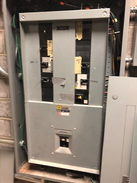 open electrical panel