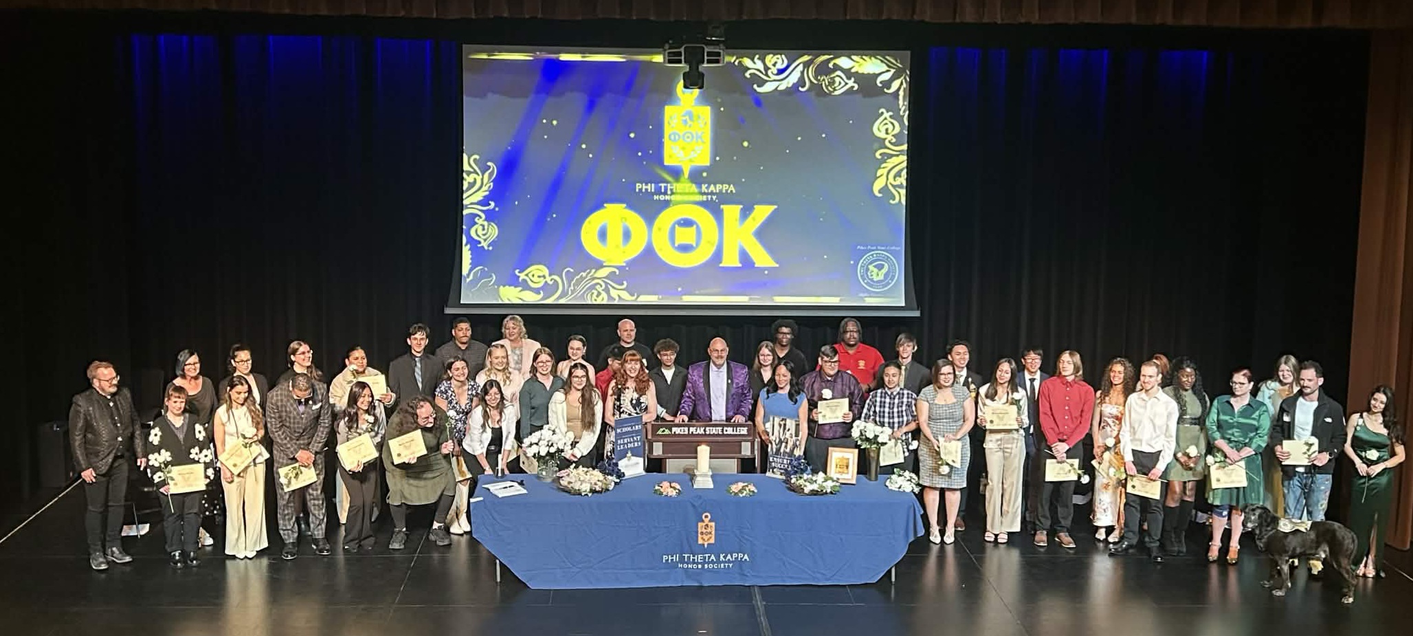 PTK Induction Group Photo